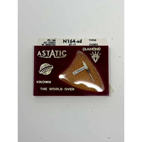 Astatic Other - Astatic N164-sd Diamond Stylus Replacement Needle for B.S.R. PS-166 ST-17 749SD